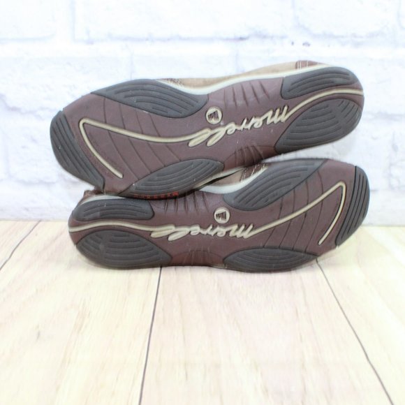 Merrell Barrado Brown Suede Slip on Front Zipper Active Shoes Size 6.5 - Picture 9 of 9